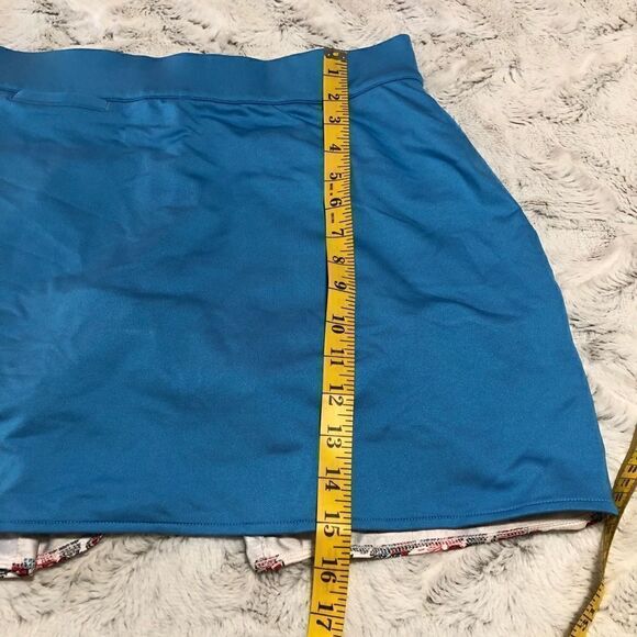 Adidas Clima Cool turquoise blue skort size 4 - Picture 5 of 9